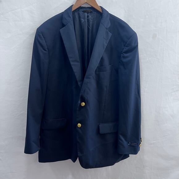 Brooks Brothers Other - Brooks Brothers Madison Men's Pure Wool Blazer Jacket Size 46R Gold Button NWOT